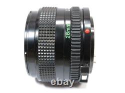 MINT Canon NEW FD 28mm F2.8 Single Focus Lens