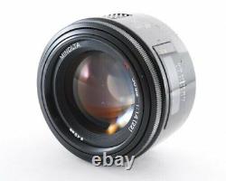 Minolta AF Wide Angle Single Focus Lens 50mm F1.4 From Japan Fedex Near Mint
