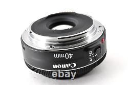 Mint Canon EF 40mm f2.8 STM Single Focus Pancake Lens from JAPAN #97