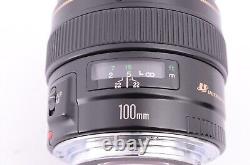 N-MINT Canon EF 100mm f/2 USM AF Single Focus Prime Lens SLR Camera from Japan