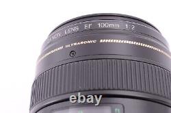 N-MINT Canon EF 100mm f/2 USM AF Single Focus Prime Lens SLR Camera from Japan