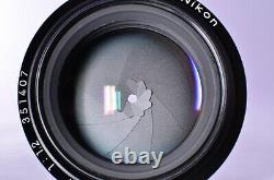 N-MINT Nikon 50mm F/1.2 Ai-s Prime Single Focus Lens SLR Camera AIS MF #1407