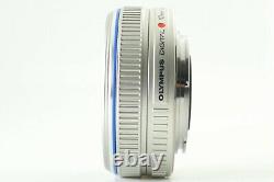 N. Mint +++ Olympus M. Zuiko Digital 17mm f/2.8 Single focus Lens Silver Japan