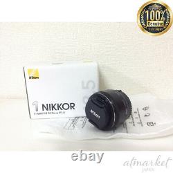 NEW Nikon single focus lens 1 NIKKOR 18.5 mm f / 1.8 Black CX format only JAPAN
