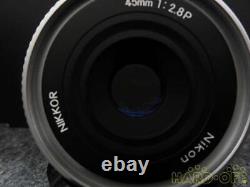 NIKON 45MM F2.8P Standard Medium Telephoto Single Focus Lens 874079