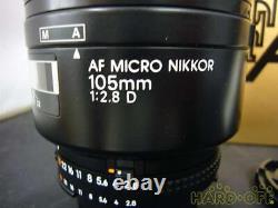 NIKON Micro-Nikkor 105mm F 2.8D Wide Angle Single Focus Lens with Box for 67512