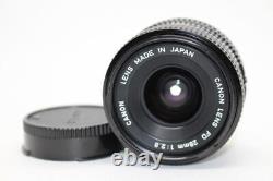 Near MINT Canon NEW FD 28mm F2.8 MF single-lens film camera single focus lens