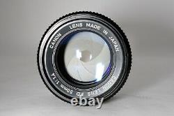 Near Mint Canon New FD 50mm f/1.4 Single Focus Prime Lens from Japan #49