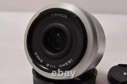 Nikon 1 NIKKOR 18.5mm f/1.8 Silver CX Format Only Single Focus Lens from Japan