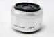 Nikon 1 Nikkor 18.5mm F/1.8 Single Focus Lens Cx Format Silver Used F/s