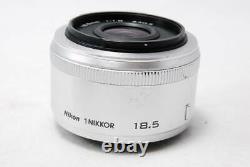 Nikon 1 NIKKOR 18.5mm f/1.8 single focus lens CX format Silver Used F/S