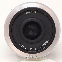 Nikon 1 NIKKOR 18.5mm f/1.8 white CX Format Only Single Focus Lens from Japan