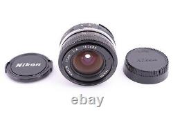 Nikon 20mm f/4 Ai Wide Angle Prime Single Focus Lens MF SLR FREE SHIPPING #7682