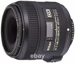 Nikon AF-S DX Micro 40mm F/2.8G DX format single focus microlens from Japan