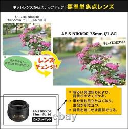 Nikon AF S DX NIKKOR 35 mm f / 1.8 G DX single focus lens From Japan F/S