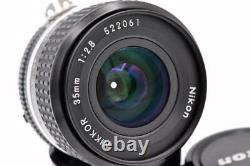 Nikon AI-S Nikkor 35mm 2.8 wide-angle single focus lens FX