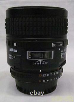 Nikon Ai Af Micro Nikkor 60Mm/F2.8D Wide-Angle Single Focus Lens