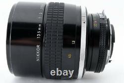 Nikon Ai Nikkor 135mm f / 2 MF Telephoto Lens F Mount Manual Focus Single Focus