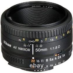 Nikon Single Focus Lens Ai AF Nikkor 50mm F1.8D Full Size Compatible