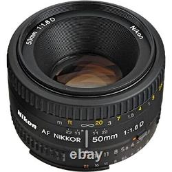 Nikon Single Focus Lens Ai AF Nikkor 50mm F1.8D Full Size Compatible