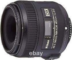 Nikon Single Focus Micro Lens AF-S DX Micro NIKKOR 40mm f/2.8G Nikon DX Format