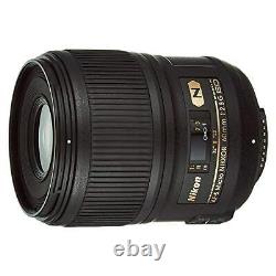 Nikon Single Focus Micro Lens AF-S Micro 60mm f/2.8G ED Full Size Compatible