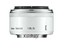 Nikon Single focus lens 3327 1 NIKKOR 18.5mm f/1.8 White Nikon CX format only