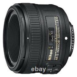 Nikon Single focus lens AF-S 50/1.8G NIKKOR 50mm f / 1.8G Full size support