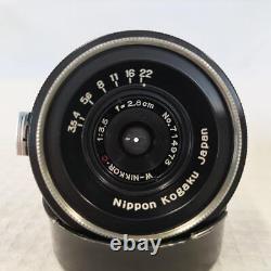 Nikon W-Nikkor C 2.8Cm/3.5 Wide-Angle Single Focus Lens