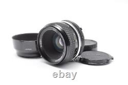 Nikon lens single focus AI-S Nikkor 50mm F2 with hood USED