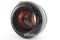 Nikon non-Ai Nikkor 55mm F1.2 (for single-lens cameras) / manual focus lens