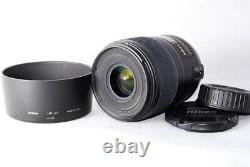 Nikon single focus micro lens AF-S Micro 60mm f / 2.8G ED full size Near Mint