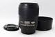 Nikon Single Focus Micro Lens Af-s Micro 60mm F / 2.8g Ed Full Size Compatible