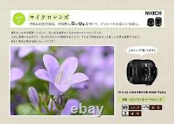 Nikon single focus microlens AF-S DX Micro 40mm F/2.8G DX format only from Japan