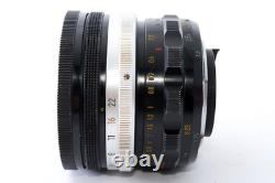 Nippon Kogaku Japan Micro-NIKKOR 5.5cm F3.5 F Mount Single Focus Camera Lens