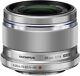 Olympus M. Zuiko Digital 25mm F1.8 Silver Single Focus Lens For Micro Four Thirds