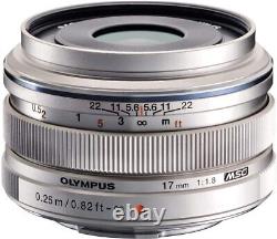OLYMPUS Single Focus Lens M. ZUIKO DIGITAL 17mm F1.8 Silver
