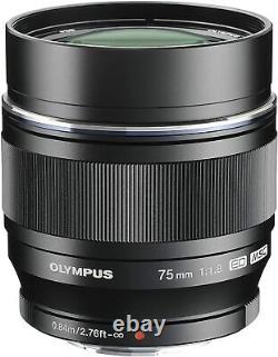 OLYMPUS Single Focus Lens M. ZUIKO DIGITAL ED Black 75mm F1.8