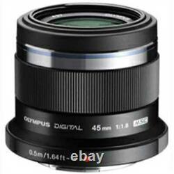 OM SYSTEM / Olympus Single focus lens M. ZUIKO DIGITAL 45mm F1.8 black