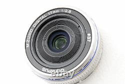 Olympus M. Zuiko DIGITAL 17mm f/2.8 Single focus pancake Lens Exc++ #187