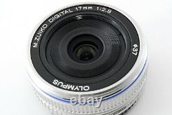 Olympus M. Zuiko DIGITAL 17mm f/2.8 Single focus pancake Lens Exc+++ #733420A