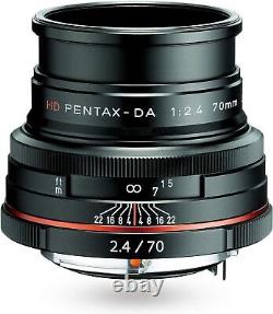 PENTAX HD DA 70mm F2.4Limited Black Telephoto Single Focus Lens K mount APS-C