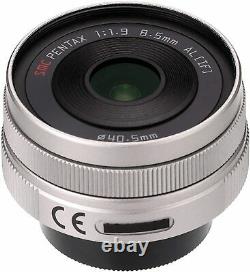 PENTAX Single Focus Lens 01 STANDARD PRIME Q Mount 22067 Silver for Q Series