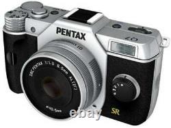 PENTAX Single Focus Lens 01 STANDARD PRIME Q Mount 22067 Silver for Q Series