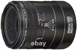 PENTAX Single Focus Macro Lens D FA Macro 100mm F2.8 WR K mount full-size F/S