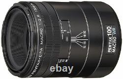 PENTAX Single Focus Macro Lens D FA Macro 100mm F2.8 WR K mount full-size New