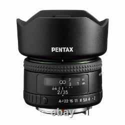 PENTAX Single Focus Wide Angle Lens HD PENTAX-FA 35mm F 2 WithC K mount 22860 EMS