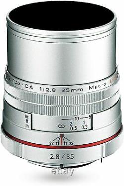 PENTAX Standard Single-Focus Macro Lens HD DA 35mm F2.8 Macro Limited Silver