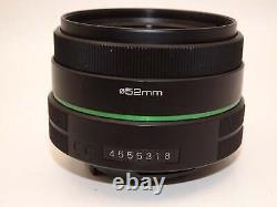 PENTAX Telephoto Single Focus Lens DA50mmF1.8 K Mount APS-C Size Used