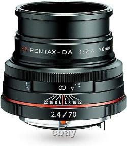 PENTAX Telephoto Single Focus Lens HD DA 70mm F2.4Limited Black K mount APS-C Jp